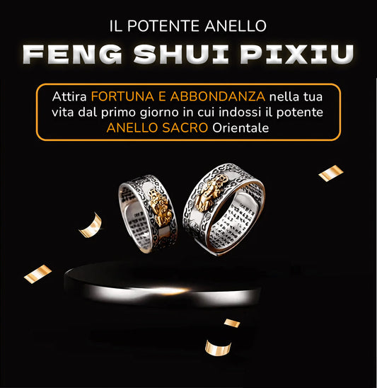 Anello Feng Shui Pixiu - L'Anello Potente